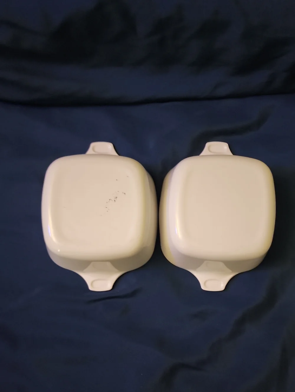 Vintage White Corning Ware P-43-B 700ml Petite Pans - Set of 2 No Lids